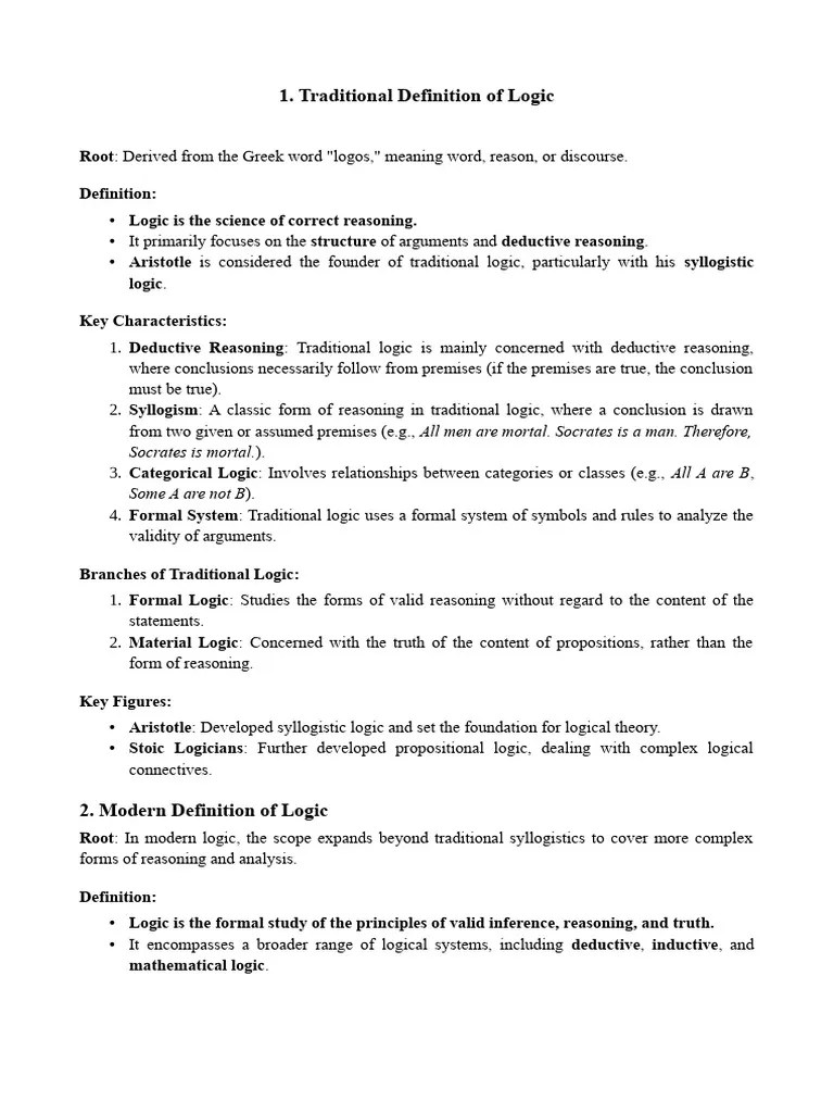 Logic 1 | PDF | Logic | Mathematical Logic