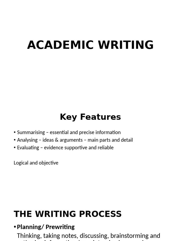 Academic Writing | PDF | Information | Writing