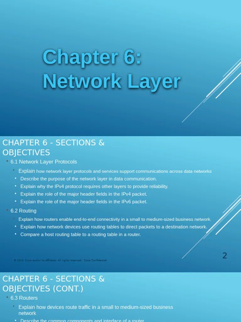 Chapter 6 Network Layer | PDF | Internet Protocols | I Pv6