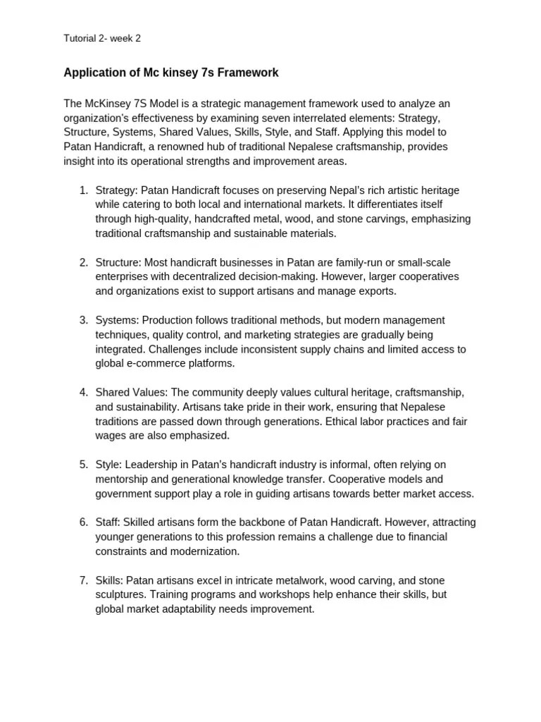 Tutorial 2 Week 2 | PDF | Strategic Management | Business