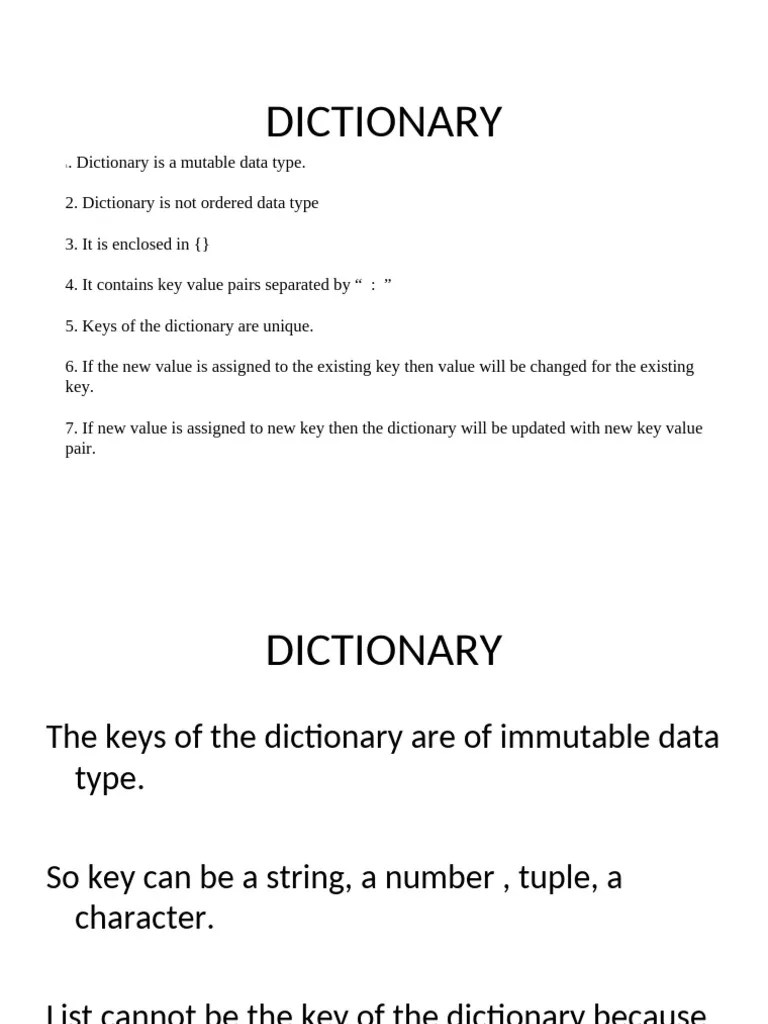 DICTIONARY | PDF | Parameter (Computer Programming) | Computer Science