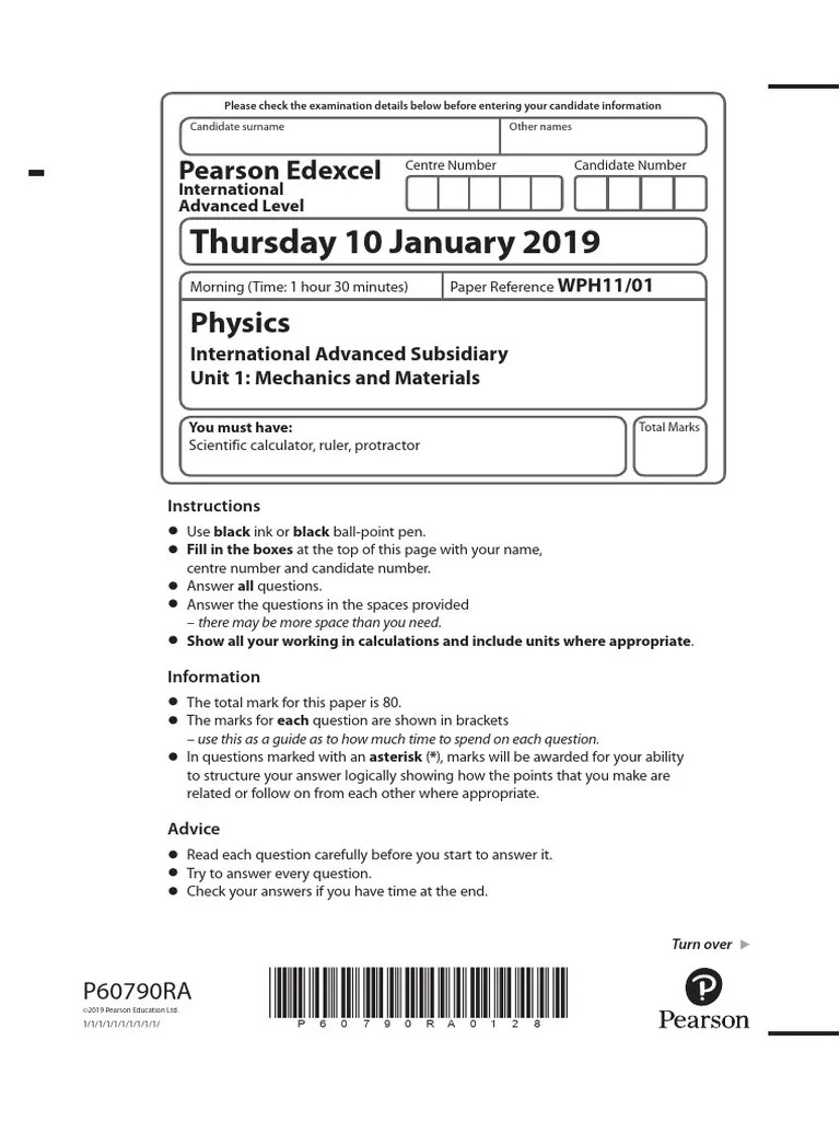 June 2019 Ial Qp Unit 2 Edexcel Physics A Level Pdf Oscillation Photoelectric Effect - Download Classic Colorful Picture | HD