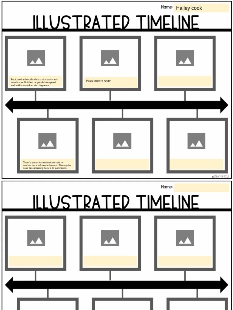 Illustrated Timeline Template | PDF