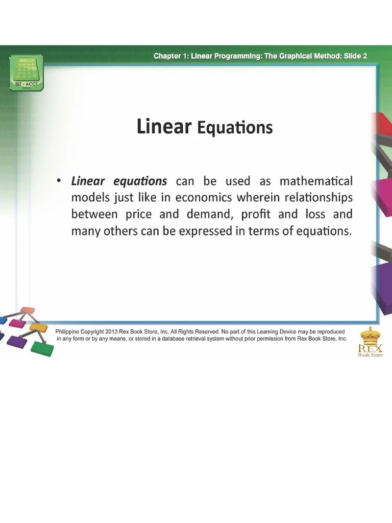 01 LInear Equations One Variable Examples & Solutions(1) | PDF ...