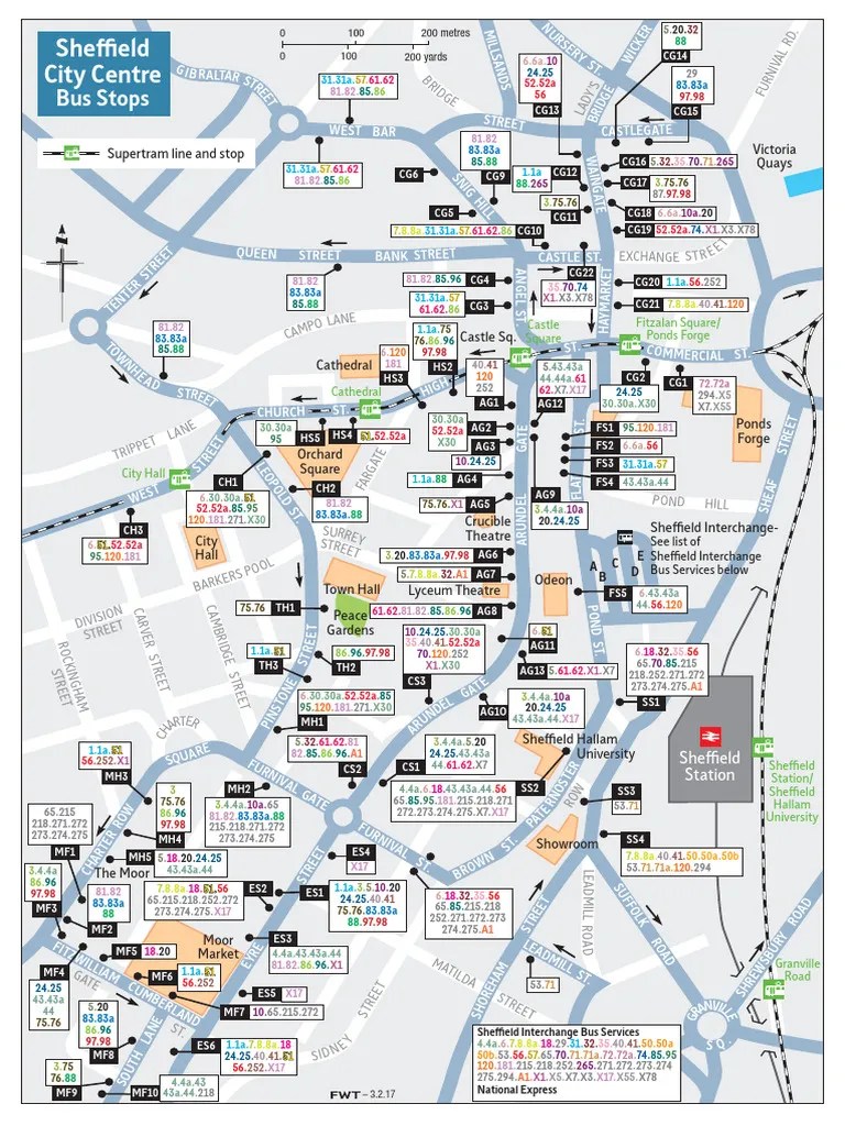 Sheffield CC Map PDF Sheffield Transport 1