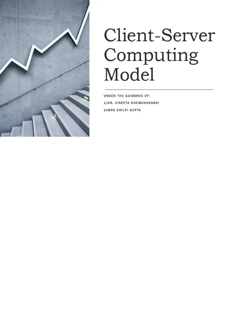 Client-Server Computing Model | PDF | Client–Server Model | Server ...
