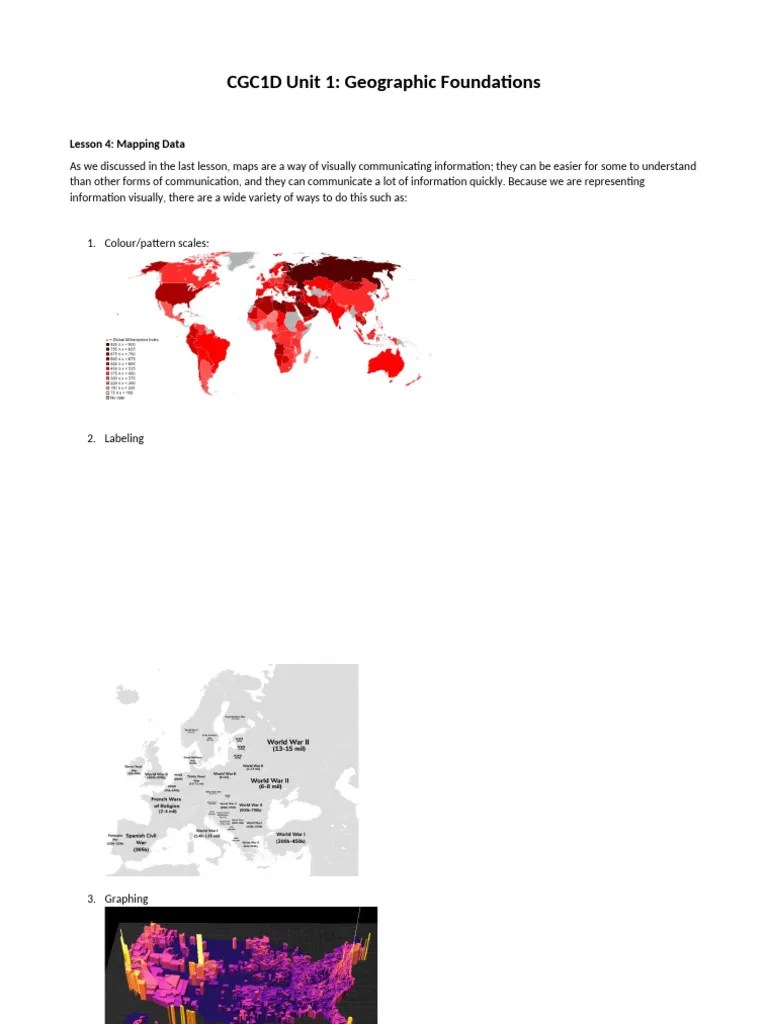 1.3 Mapping Data And Information | PDF