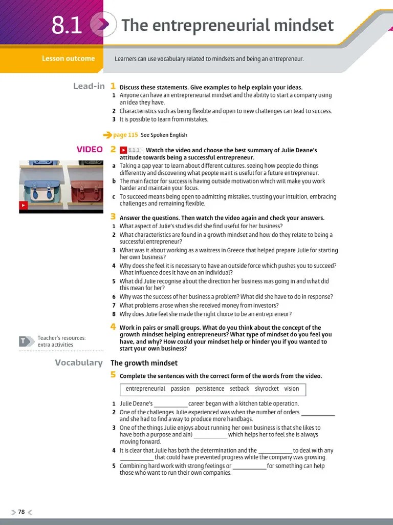 Mindset | PDF | Mindset | Entrepreneurship