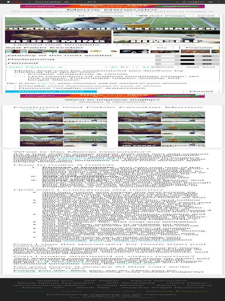 Meme Generator - Imgflip 2 | PDF | Typefaces | Computing