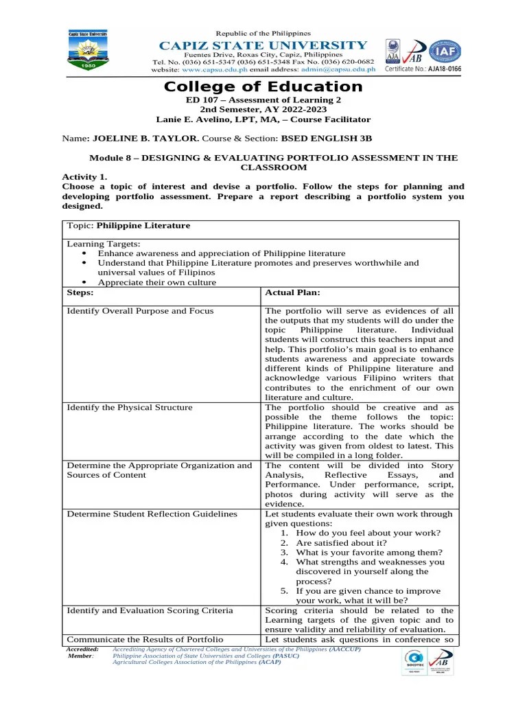 ED107-MODULE8 - BSED ENGLISH 3B (1) Final | PDF | Cognition | Learning