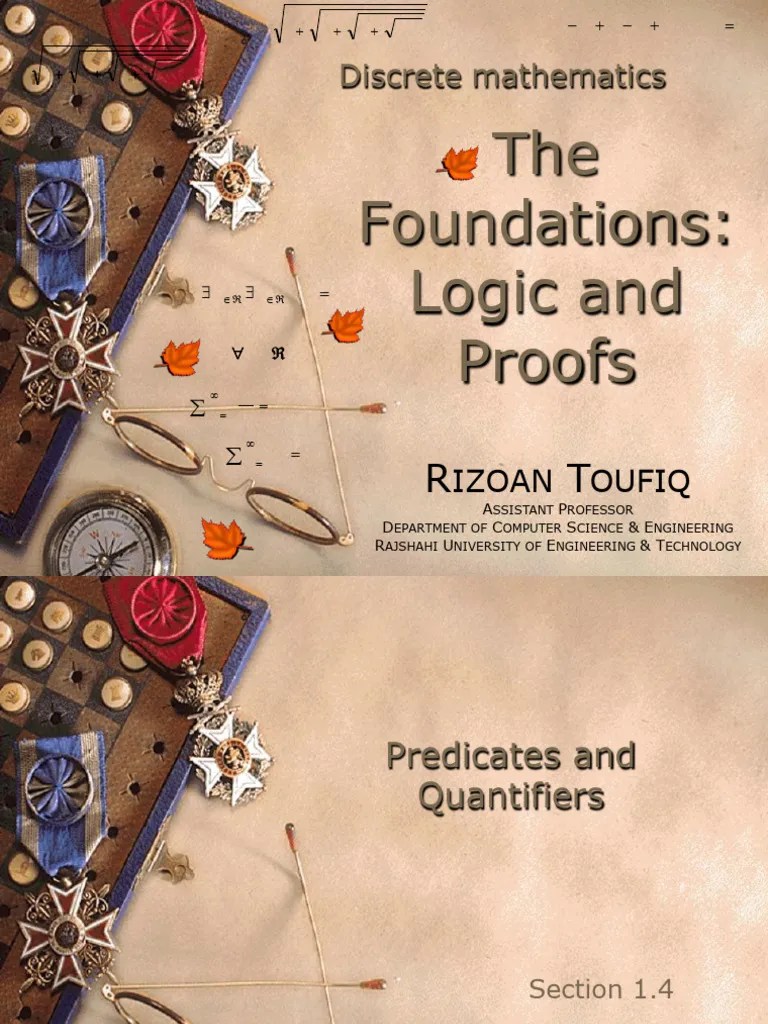 Lecture-03_student | PDF | Proposition | First Order Logic