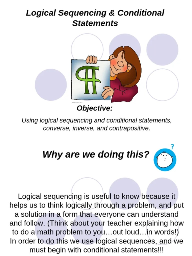 Conditional Statements And Logical Order | PDF | Rectangle | Shape