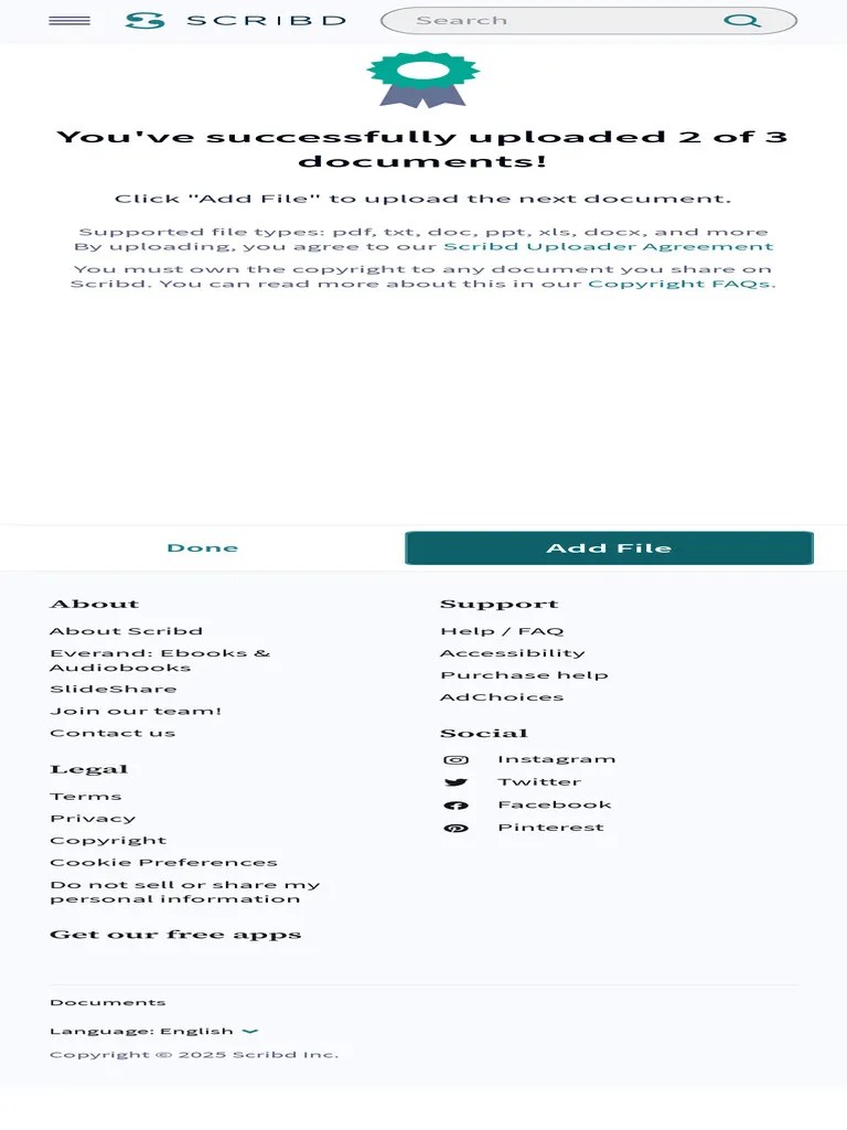 Upload A Document Scribd 2 | PDF