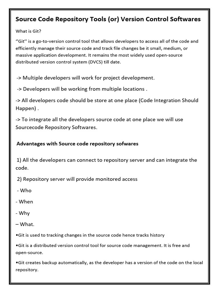 Git Sheet | PDF | Version Control | Software Repository