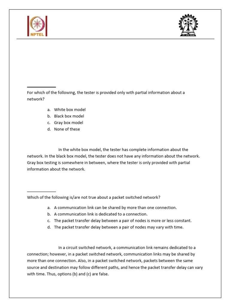 Assignment 1 Solution Pdf Internet Protocols Computer Engineering