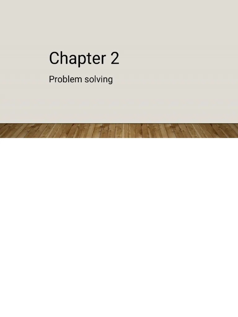 Problem Solving In AI | PDF