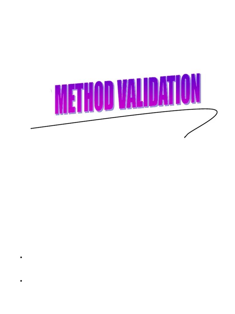 Method Validation | PDF | Detection Limit | Accuracy And Precision
