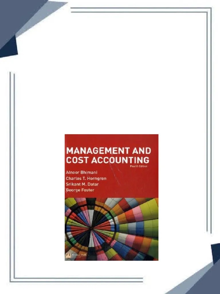 Download Full (Ebook) Management And Cost Accounting, 4th Edition By ...