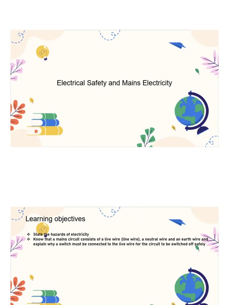 Dangers Of Electricity | PDF | Fuse (Electrical) | Mains Electricity