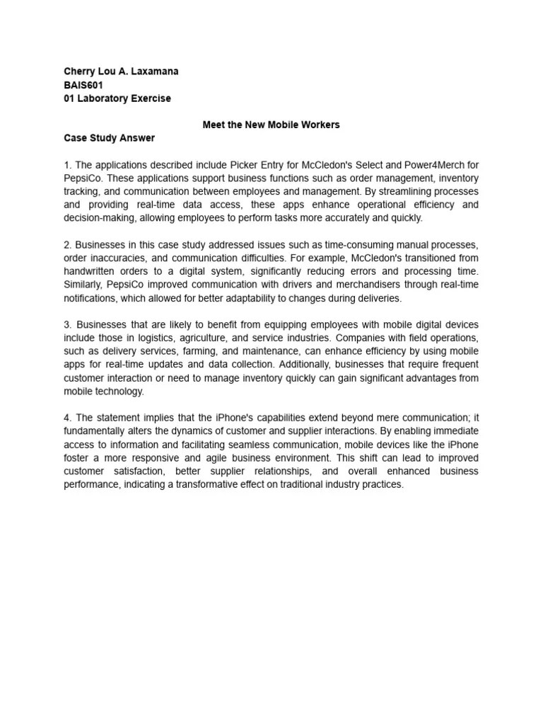 01 Laboratory Exercise Pdf