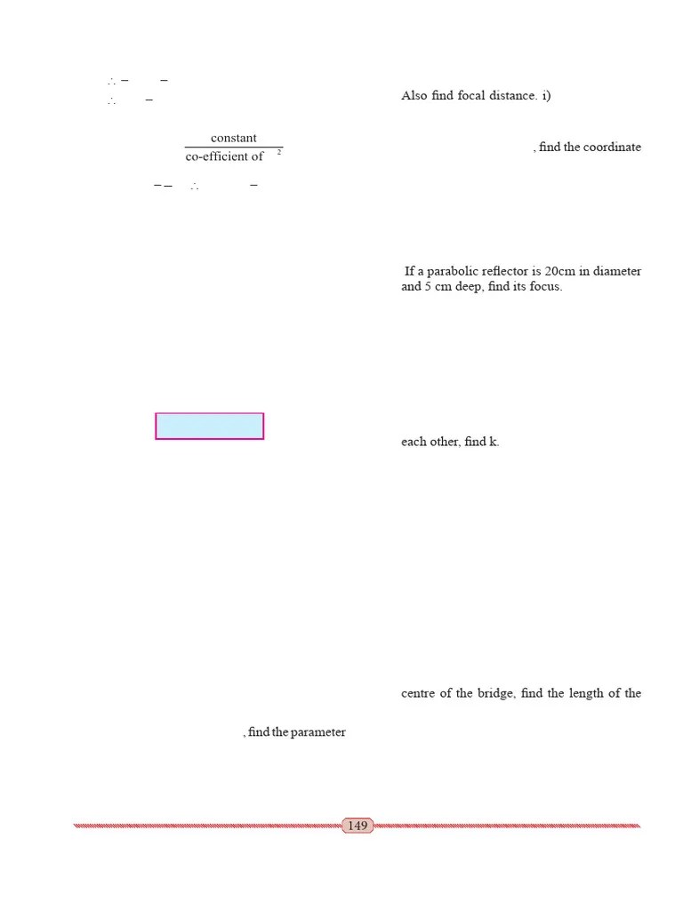 Parabola | PDF | Algebraic Geometry | Geometric Shapes