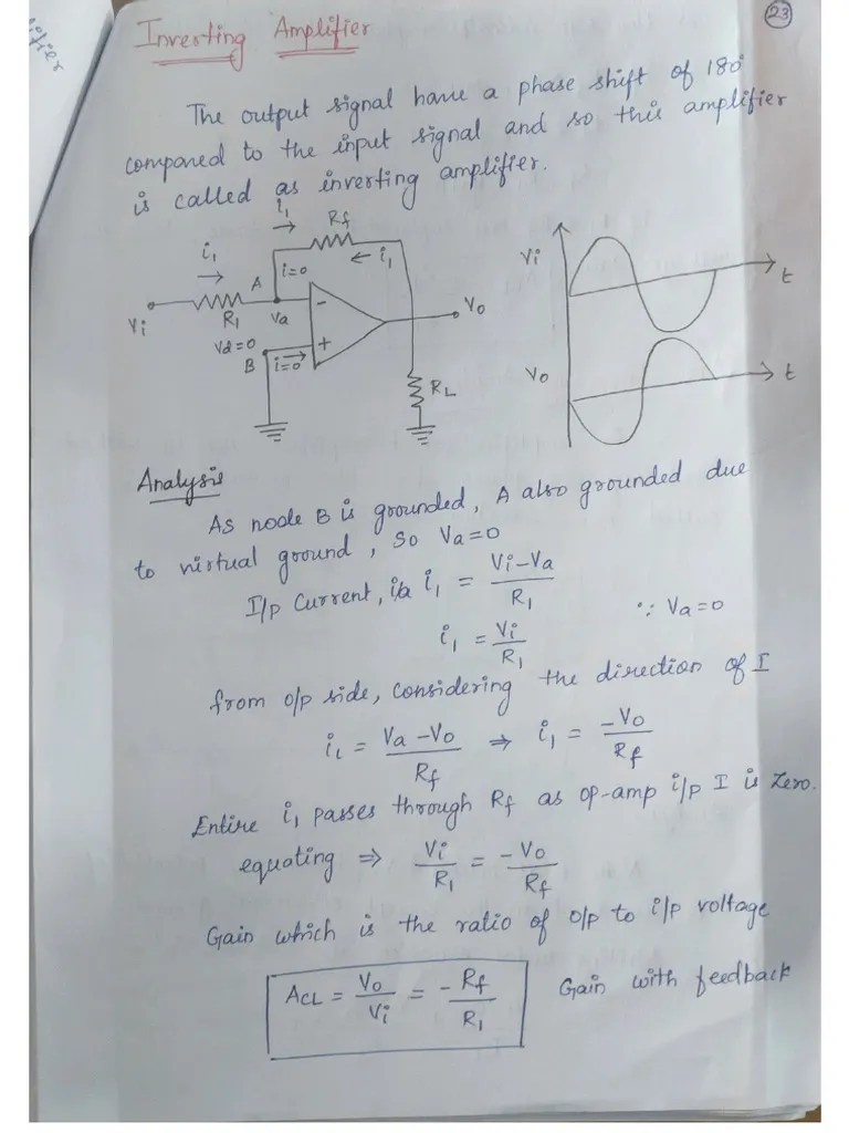 Inverting Non Inverting Amplifier | PDF