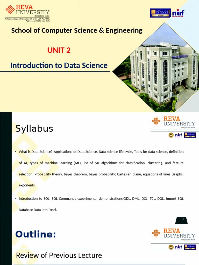 Data Science | PDF | Machine Learning | Databases