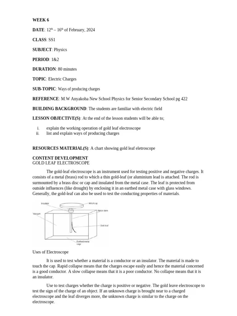 Physics Lesson Note Week 6 | PDF | Radioactive Decay | Gases