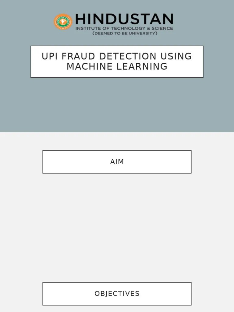 Upi Fraud Detection Using Machine Learning | PDF | Machine Learning ...