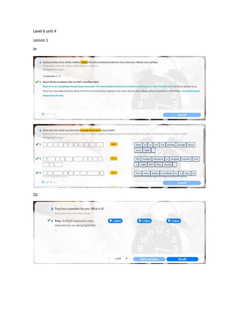 Level 6 Unit 4 Pdf