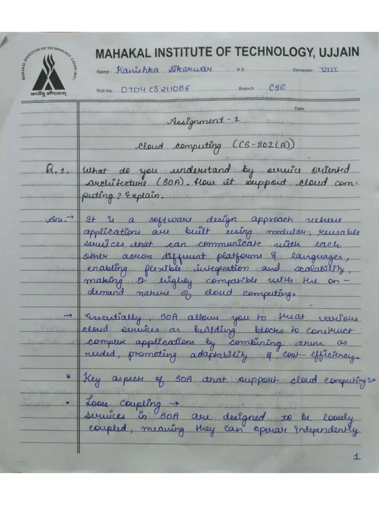 Cloud Computing Assignment | PDF