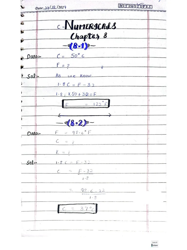 Physics Chapter 8 Numericals | PDF
