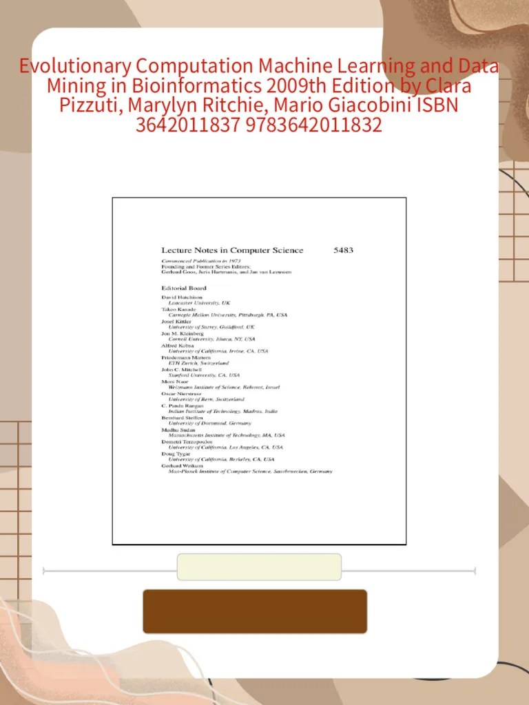 Complete Evolutionary Computation Machine Learning And Data Mining In ...