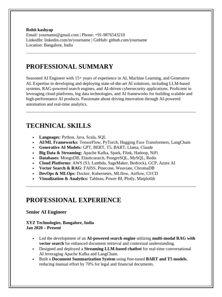 15+ Resume | PDF | Artificial Intelligence | Intelligence (AI) & Semantics