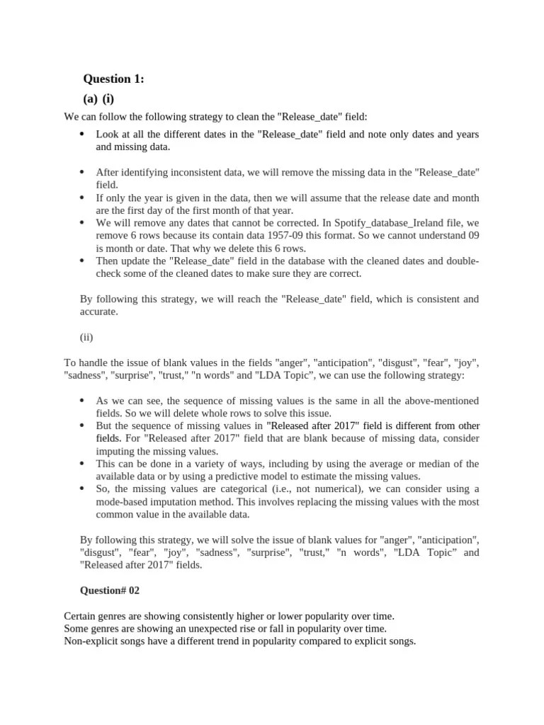 Task | PDF | Time Series | Predictive Analytics