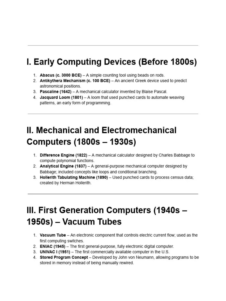 Computer History | PDF | Personal Computers | Computing