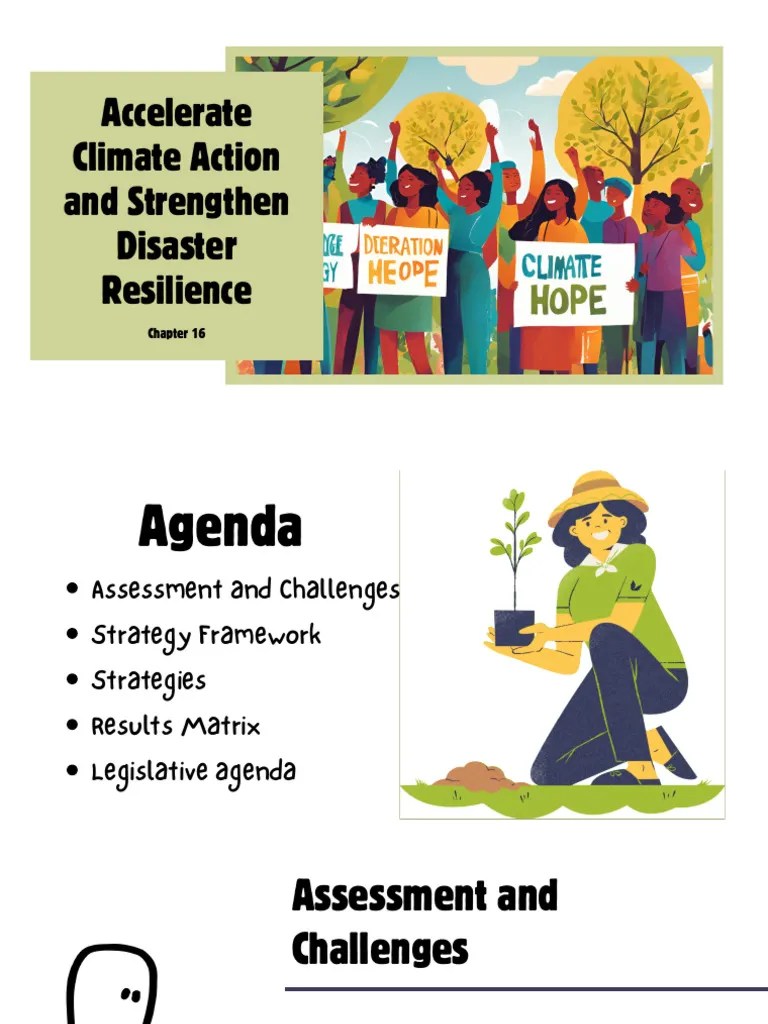 Accelerate Climate Action And Strengthen Disaster Resilience | PDF ...