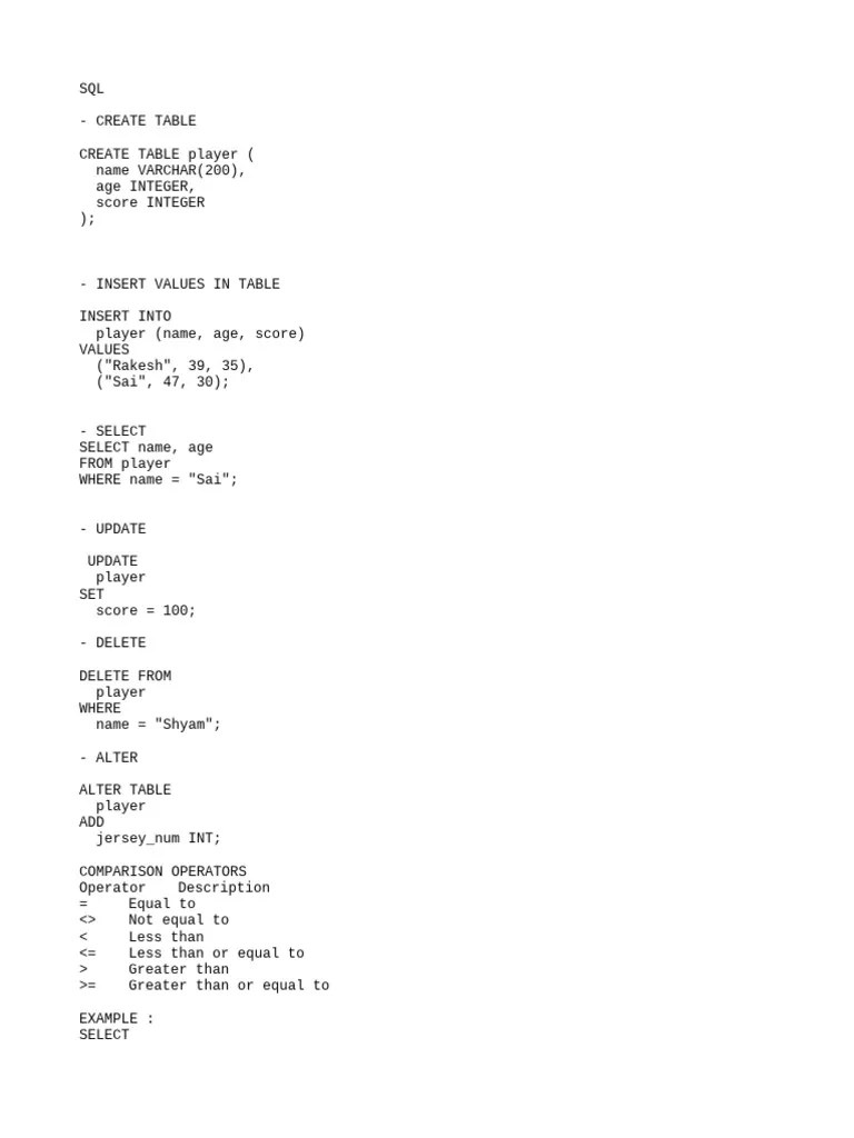 SQL | PDF | Computer Data | Information Retrieval