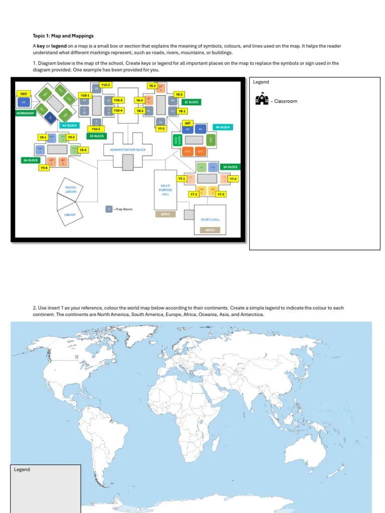 Map Legends And Color Coding Guide PDF 1