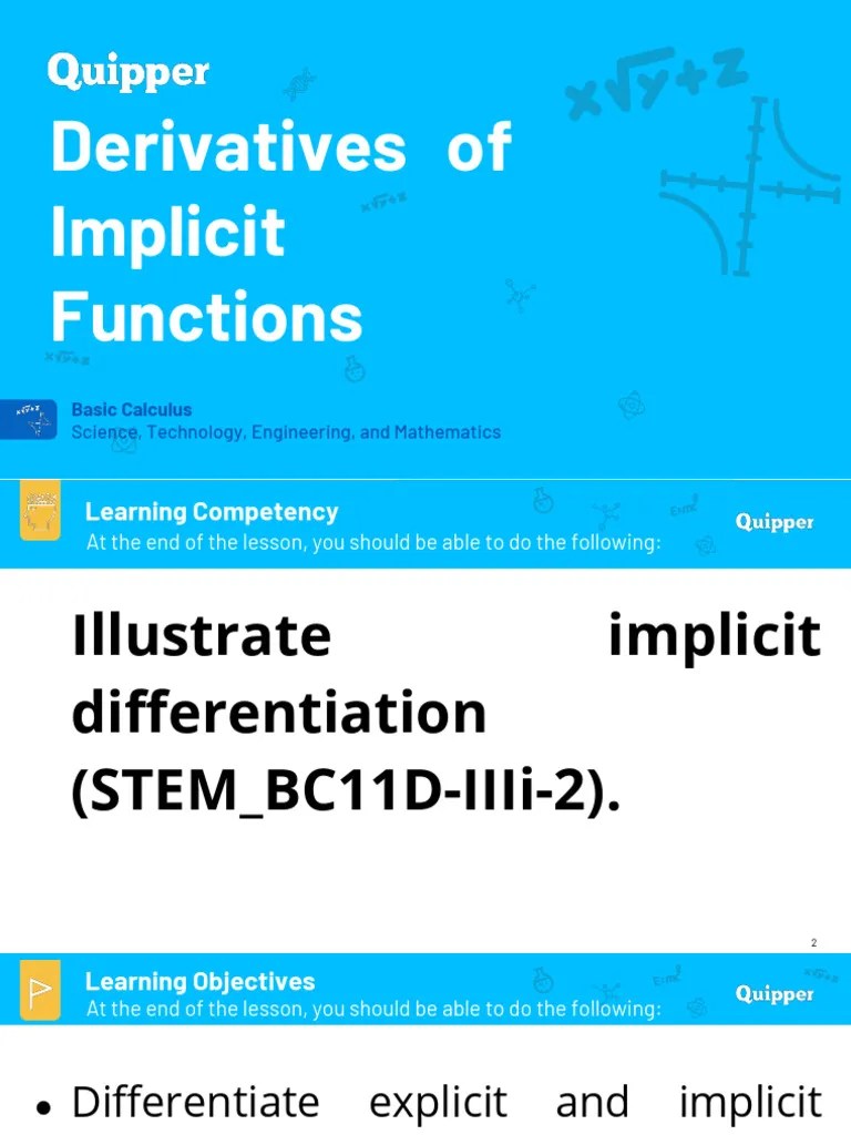 Unit-8_Basic-Calculus | PDF | Derivative | Function (Mathematics)