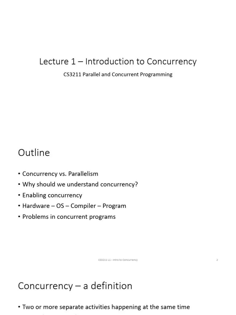 L1-Introduction | PDF | Process (Computing) | Concurrent Computing