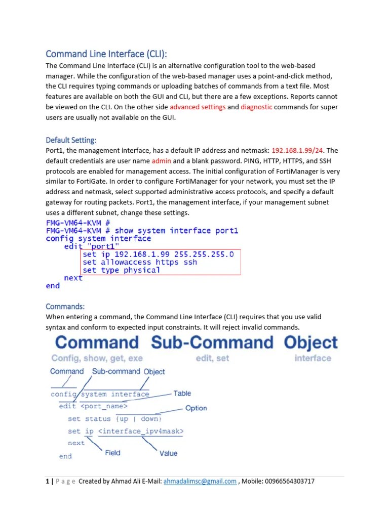 10-Command Line Interface | PDF | Command Line Interface | Graphical ...