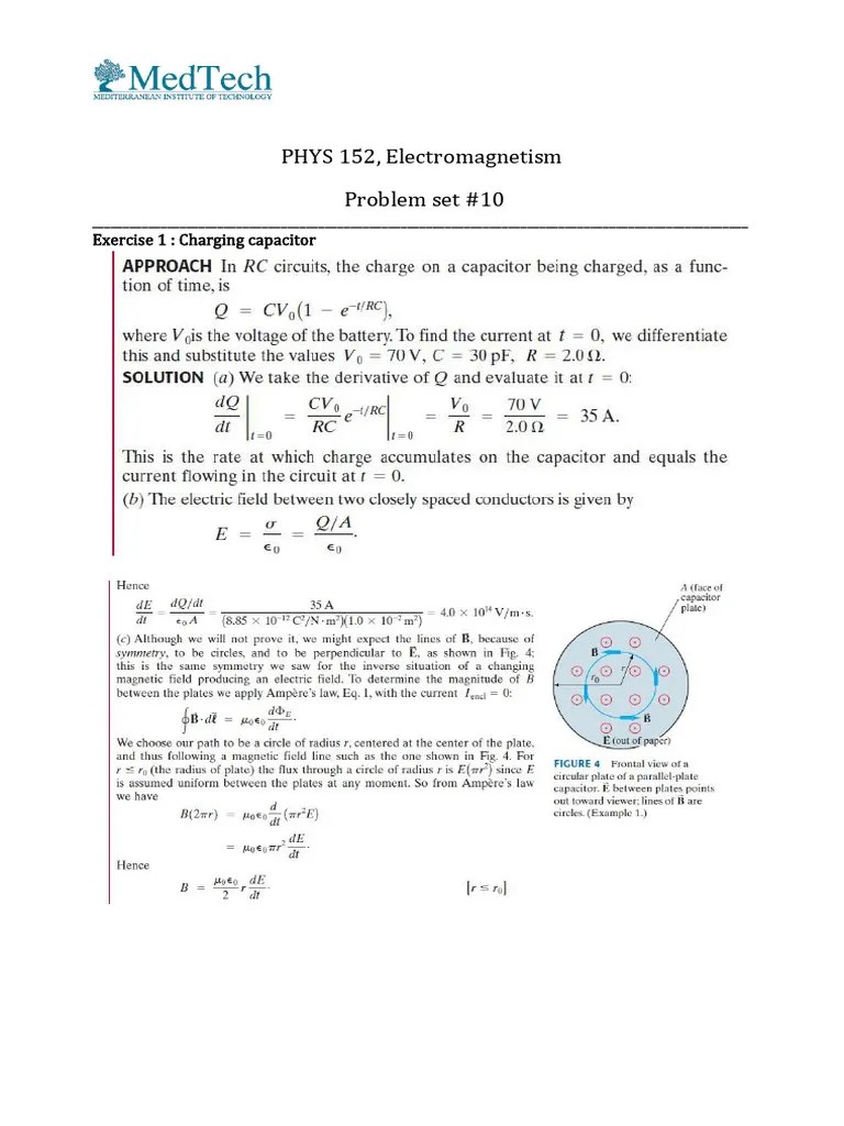 Phys 152 Chapter07 Problems Set 10 Solution Pdf