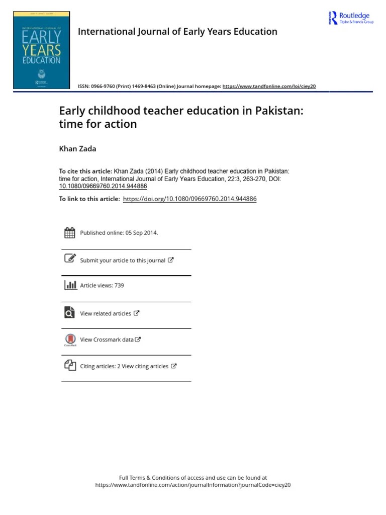 Essay On The Education System In Pakistan Pdf Early Childhood Education - Best Space Wallpapers in Desktop