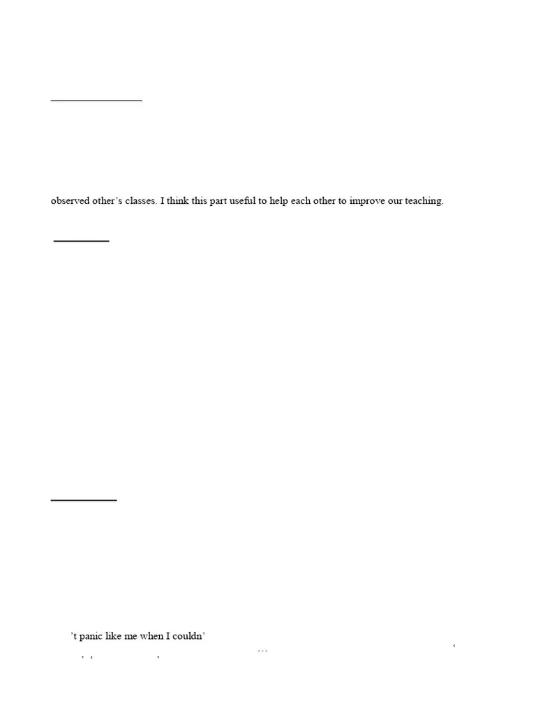 CELTA Assignment 4 Lessons From The Clas | PDF | Teachers | Learning