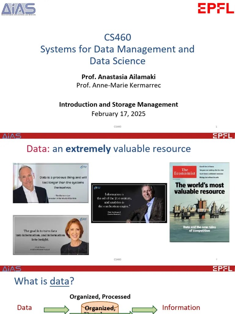 Week 1 - Lecture Slides | PDF | Databases | Cache (Computing)
