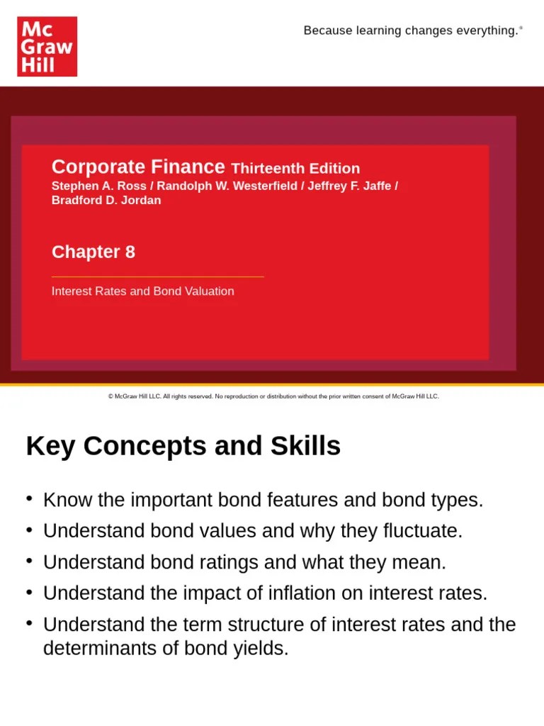 Lecture 4_Chapter 8 | PDF | Bonds (Finance) | Interest