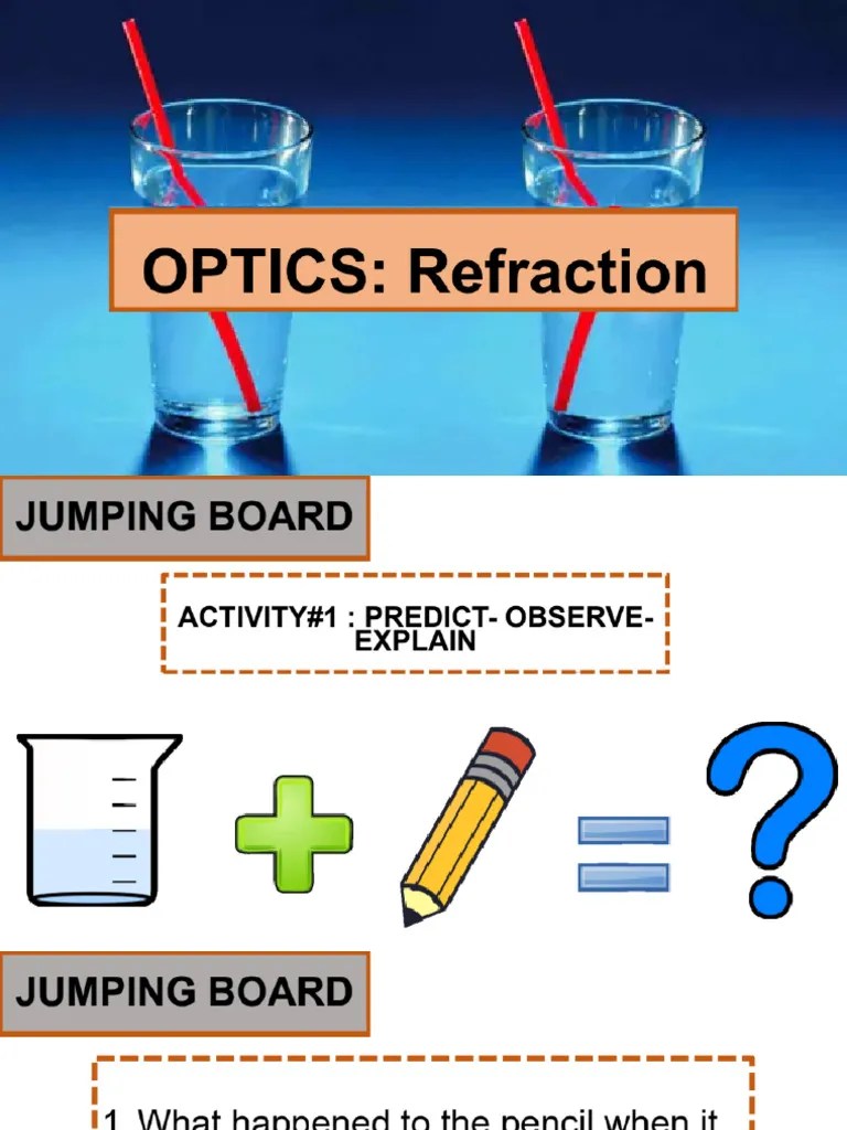 Optics_Refraction | PDF