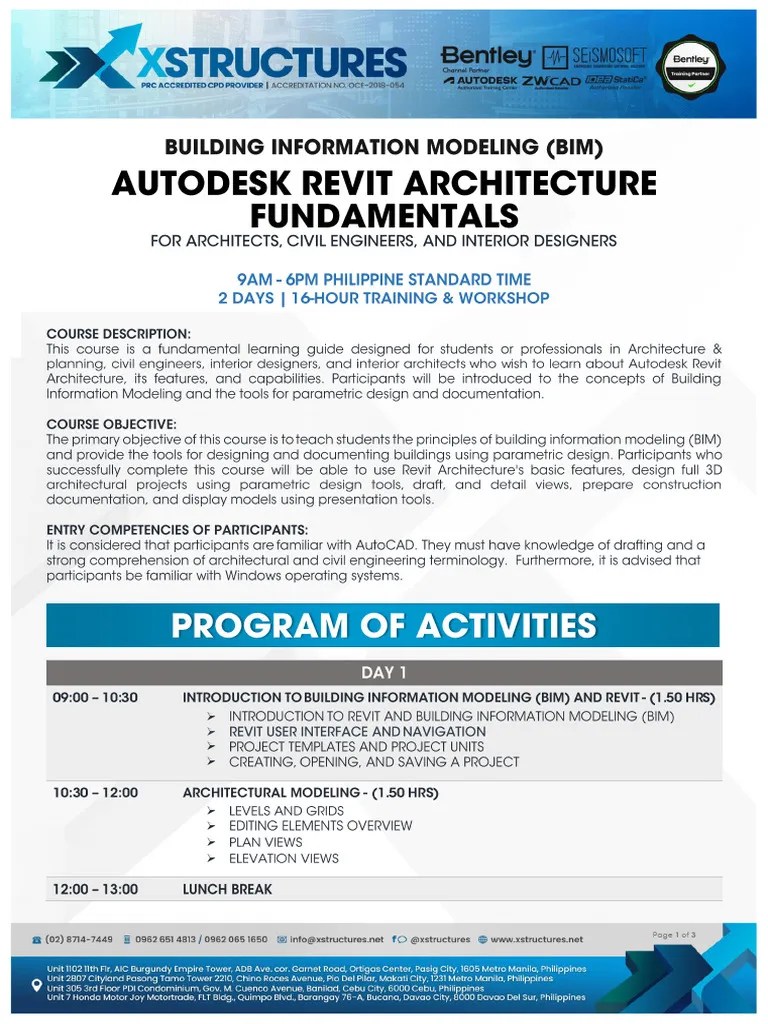 Building Information Modeling BIM Autodesk Revit Architecture ...