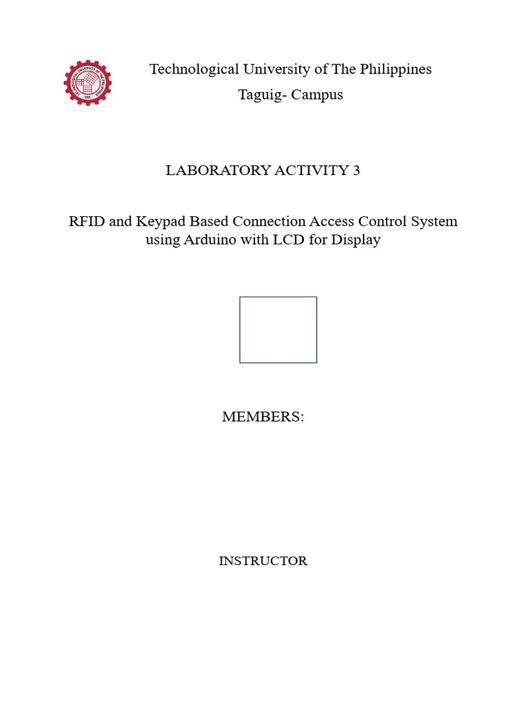 RFID And Keypad Based Connection Access Control System Using Arduino ...